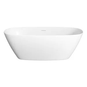 ACACIA Freestanding Bath with Overflow Matte White 1700mm by Highgrove Bathrooms, a Bathtubs for sale on Style Sourcebook