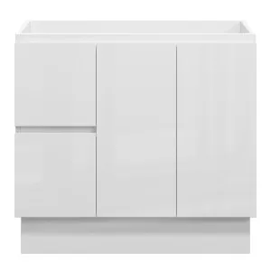 AMALFI Floor Mount Vanity 900mm Gloss White by Highgrove Bathrooms, a Vanities for sale on Style Sourcebook
