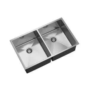 BURAZZO Inset / Undermount Double Bowl Sink 750mm by Highgrove Bathrooms, a Kitchen Sinks for sale on Style Sourcebook
