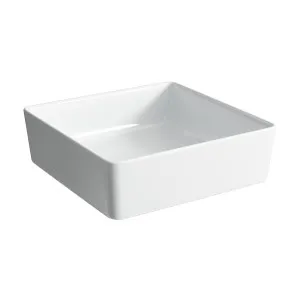 CIELO Square Bench Mount Basin Gloss White by Highgrove Bathrooms, a Basins for sale on Style Sourcebook