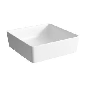CIELO Square Bench Mount Basin Matte White by Highgrove Bathrooms, a Basins for sale on Style Sourcebook