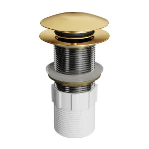 DOME POP UP Waste Without Overflow Brushed Brass 32x80mm by Highgrove Bathrooms, a Traps & Wastes for sale on Style Sourcebook