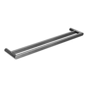 EDEN Double Towel Rail 600mm Gunmetal by Highgrove Bathrooms, a Towel Rails for sale on Style Sourcebook
