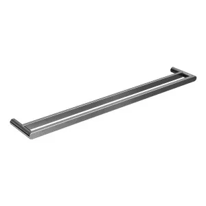 EDEN Double Towel Rail 800mm Gunmetal by Highgrove Bathrooms, a Towel Rails for sale on Style Sourcebook
