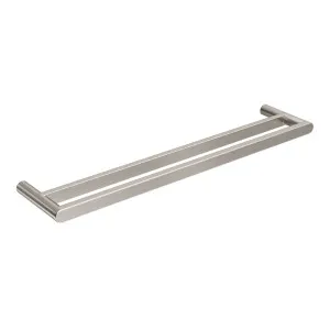 EDEN Double Towel Rail Brushed Nickel 600mm by Highgrove Bathrooms, a Towel Rails for sale on Style Sourcebook