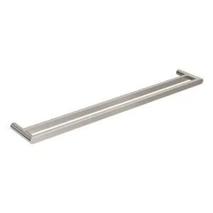 EDEN Double Towel Rail Brushed Nickel 800mm by Highgrove Bathrooms, a Towel Rails for sale on Style Sourcebook