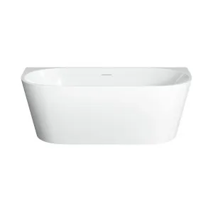 EDEN Freestanding Bath with Overflow Gloss White 1700mm by Highgrove Bathrooms, a Bathroom Taps & Mixers for sale on Style Sourcebook