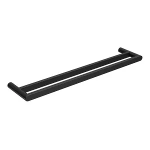 EDEN Nero Double Towel Rail Matte Black 600mm by Highgrove Bathrooms, a Towel Rails for sale on Style Sourcebook