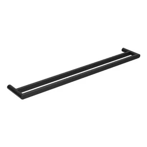 EDEN Nero Double Towel Rail Matte Black 800mm by Highgrove Bathrooms, a Towel Rails for sale on Style Sourcebook