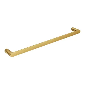 EDEN Single Towel Rail Brushed Brass 600mm by Highgrove Bathrooms, a Towel Rails for sale on Style Sourcebook