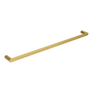 EDEN Single Towel Rail Brushed Brass 800mm by Highgrove Bathrooms, a Towel Rails for sale on Style Sourcebook