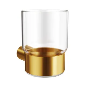 EDEN Single Tumbler Holder Brushed Brass by Highgrove Bathrooms, a Bathroom Accessories for sale on Style Sourcebook