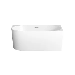 ESSENCE Freestanding Corner Bath RHS with Overflow Matte White 1500mm by Highgrove Bathrooms, a Bathtubs for sale on Style Sourcebook