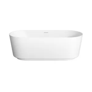FLORENCE Freestanding Bath with Overflow Matte White 1700mm by Highgrove Bathrooms, a Bathtubs for sale on Style Sourcebook