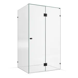 Frameless Shower Screen 1200x1000mm - 600mm Hinge Panel Gunmetal by Highgrove Bathrooms, a Showers for sale on Style Sourcebook