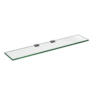 Glass Shelf 600mm w/ Chrome Clips by Highgrove Bathrooms, a Shelves & Hooks for sale on Style Sourcebook