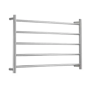 HETTA Round Heated Towel Rail 5 Bar Chrome by Highgrove Bathrooms, a Towel Rails for sale on Style Sourcebook