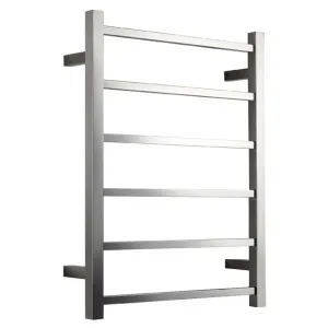 HETTA Square Heated Towel Rail 6 Bar Chrome by Highgrove Bathrooms, a Towel Rails for sale on Style Sourcebook