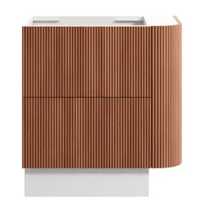KIMBERLEY Corner Floor Mount Vanity 750mm Beech Finish by Highgrove Bathrooms, a Vanities for sale on Style Sourcebook