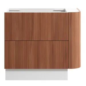 KIMBERLEY Corner Floor Mount Vanity 900mm Beech Finish by Highgrove Bathrooms, a Vanities for sale on Style Sourcebook