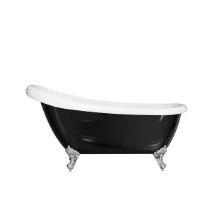 LAWSON Clawfoot Bath Kit Black 1570mm /w Chrome Feet by Highgrove Bathrooms, a Bathtubs for sale on Style Sourcebook