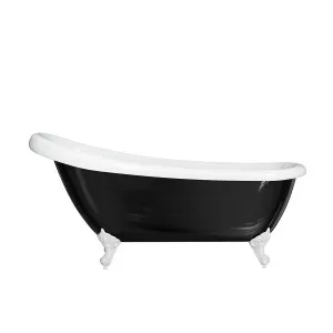 LAWSON Clawfoot Bath Kit Black 1720mm /w White Feet by Highgrove Bathrooms, a Bathtubs for sale on Style Sourcebook