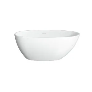 LUCINI Freestanding Bath with Overflow Gloss White 1500mm by Highgrove Bathrooms, a Bathtubs for sale on Style Sourcebook