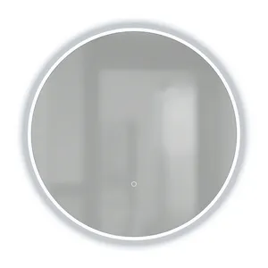 LUNA Round LED Edge Mirror with Demister 800mm by Highgrove Bathrooms, a Vanity Mirrors for sale on Style Sourcebook