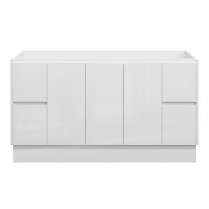 LYRA Floor Mount Vanity 1500mm Gloss White by Highgrove Bathrooms, a Vanities for sale on Style Sourcebook