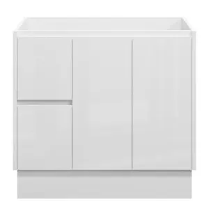 LYRA Floor Mount Vanity 900mm Gloss White by Highgrove Bathrooms, a Vanities for sale on Style Sourcebook