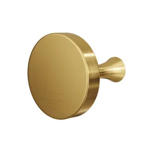 OLIVER Round Knob Handle 27mm Brushed Brass (each) by Highgrove Bathrooms, a Vanities for sale on Style Sourcebook