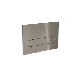 OLLIE Push Plate for Pneumatic Cistern Brushed Nickel 236x152mm by Highgrove Bathrooms, a Toilets & Bidets for sale on Style Sourcebook