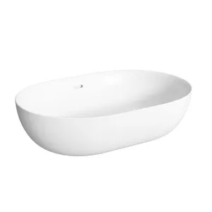 OMEGA Bench Mount Basin with Overflow Matte White by Highgrove Bathrooms, a Basins for sale on Style Sourcebook