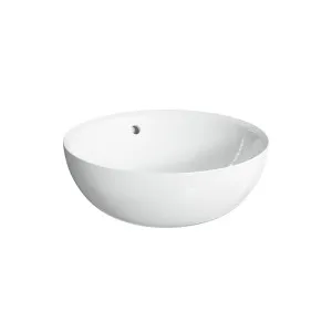 OMEGA Round Bench Mount Basin with Overflow Gloss White by Highgrove Bathrooms, a Basins for sale on Style Sourcebook