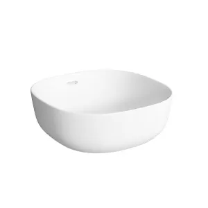 OMEGA Square Bench Mount Basin with Overflow Matte White by Highgrove Bathrooms, a Basins for sale on Style Sourcebook