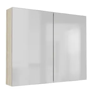OSCA Mirror Cabinet Pencilled Edge 900mm Oak Laminate by Highgrove Bathrooms, a Vanity Mirrors for sale on Style Sourcebook