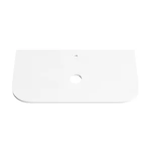 PURE WHITE 20mm Thick Curved Stone Top with Cut Outs 910mm by Highgrove Bathrooms, a Vanities for sale on Style Sourcebook