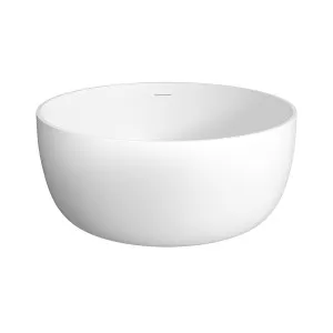 ROTONDO Freestanding Bath with Overflow Matte White 1360mm by Highgrove Bathrooms, a Bathtubs for sale on Style Sourcebook