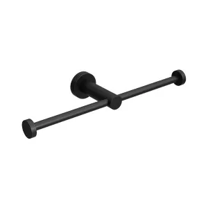 SPIN Double Toilet Roll Holder Matte Black by Highgrove Bathrooms, a Toilet Paper Holders for sale on Style Sourcebook