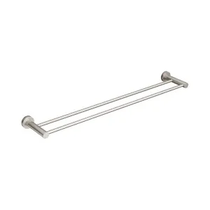 SPIN Double Towel Rail Brushed Nickel 600mm by Highgrove Bathrooms, a Towel Rails for sale on Style Sourcebook