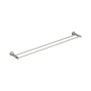 SPIN Double Towel Rail Brushed Nickel 750mm by Highgrove Bathrooms, a Towel Rails for sale on Style Sourcebook