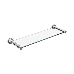 SPIN Glass Shelf Chrome 400mm by Highgrove Bathrooms, a Shelves & Hooks for sale on Style Sourcebook