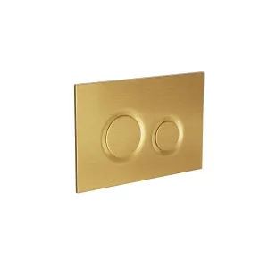 SPIN Push Plate for Pneumatic Cistern 243x159mm Brushed Brass by Highgrove Bathrooms, a Toilets & Bidets for sale on Style Sourcebook