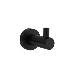 SPIN Robe Hook Matte Black by Highgrove Bathrooms, a Shelves & Hooks for sale on Style Sourcebook