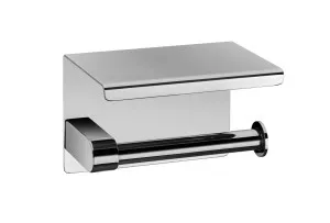 SPIN Toilet Roll Holder with Shelf Polished Stainless Steel by Highgrove Bathrooms, a Shelves & Hooks for sale on Style Sourcebook