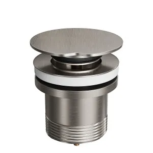 TURN DOWN Basin Waste Brushed Nickel 32/40mm by Highgrove Bathrooms, a Traps & Wastes for sale on Style Sourcebook