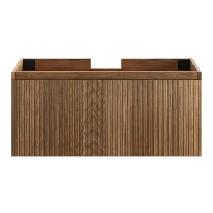 VERTICALE Wall Hung Vanity 900mm Walnut by Highgrove Bathrooms, a Vanities for sale on Style Sourcebook