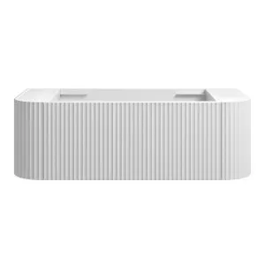 WAVE Curved Wall Hung Vanity 1050mm Matte White by Highgrove Bathrooms, a Vanities for sale on Style Sourcebook