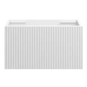 WAVE Slim Wall Hung Vanity 600mm Matte White by Highgrove Bathrooms, a Vanities for sale on Style Sourcebook