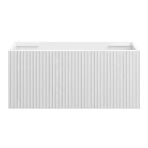 WAVE Slim Wall Hung Vanity 750mm Matte White by Highgrove Bathrooms, a Vanities for sale on Style Sourcebook